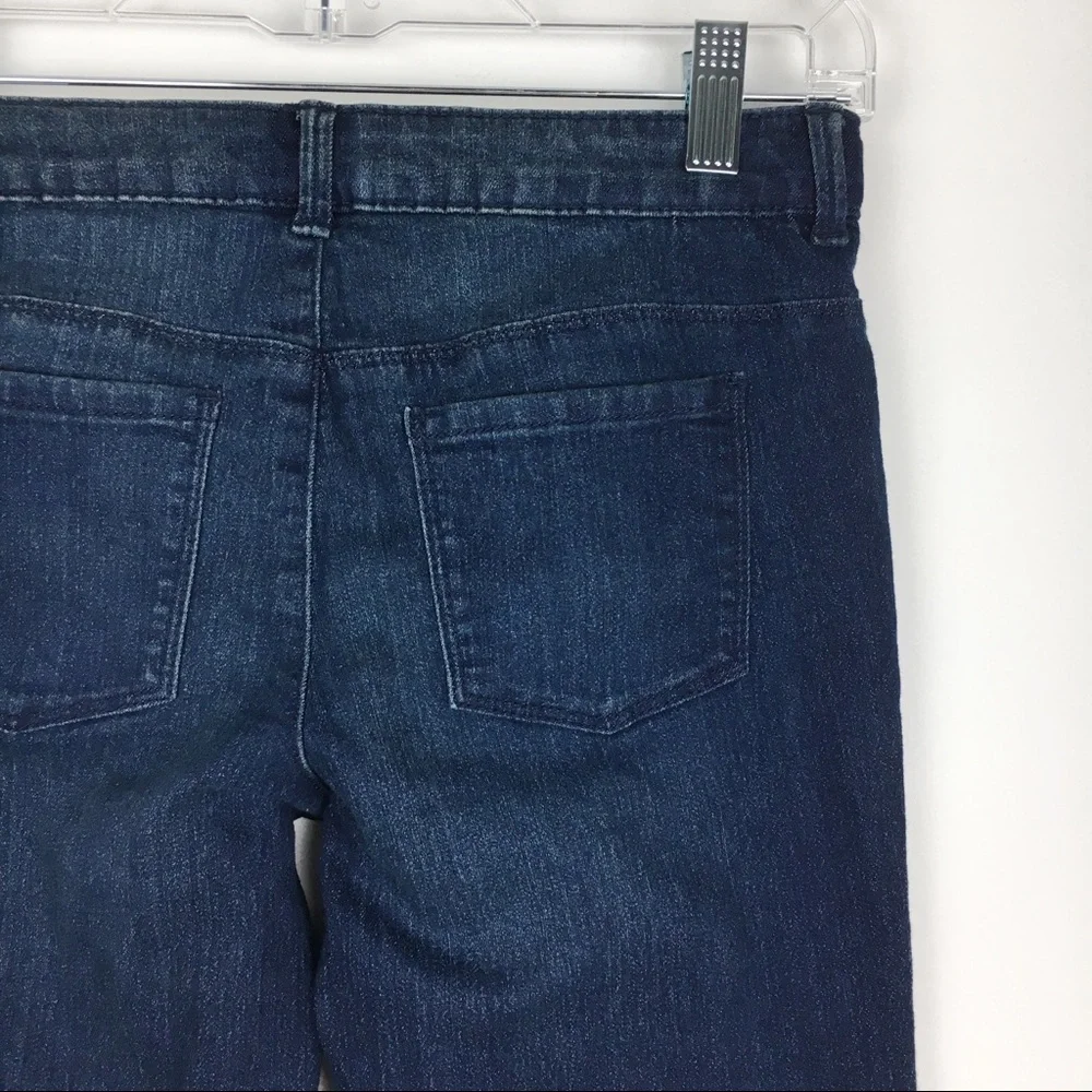 NWT Gymboree Girls‎ Kids Size 12 Embroidered Dark Wash Skinny Jeans